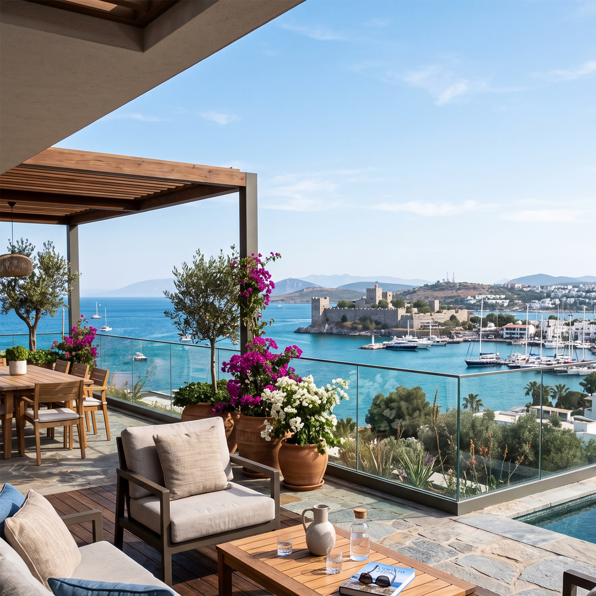 Boğaz Manzaralı Penthouse Teras